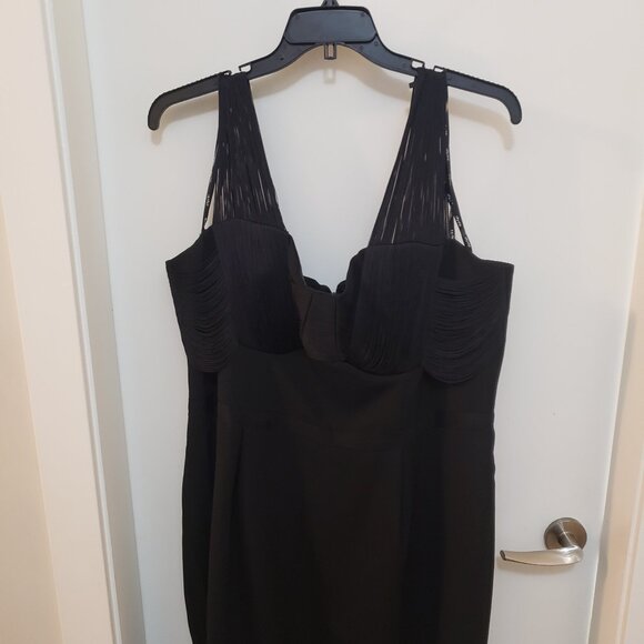 Vintage City Chic "Look at Me" Black Cocktail Dress. New With Tags - Picture 2 of 7